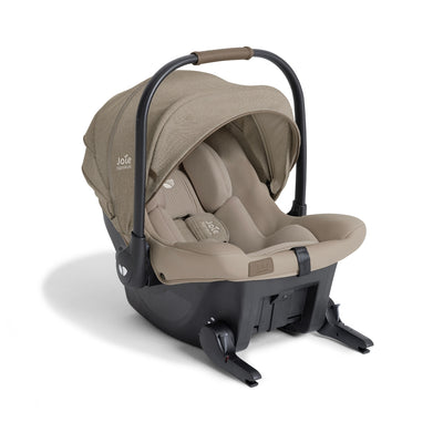 Bebê Conforto Joie Sprint com Isofix Areia Sandsstone - Segurança Reconhecida Internacionalmente